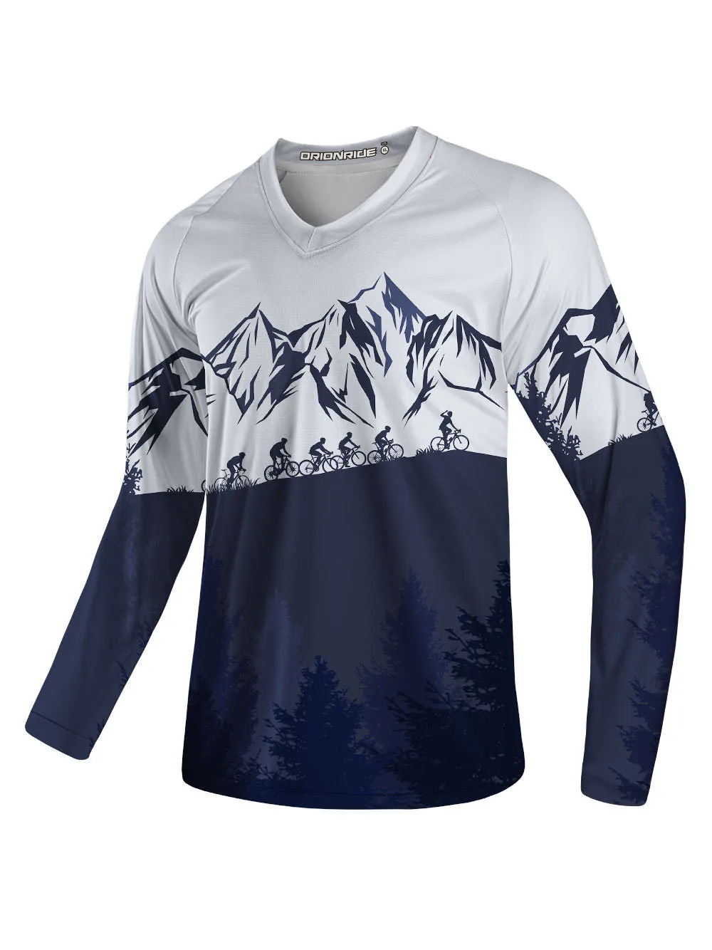 Orionride Riding In Groups Long Sleeve Downhill Jersey sold by Orionride