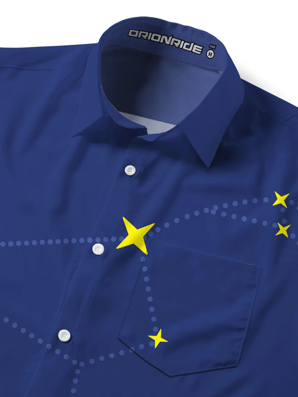 Orionride Cycling Under The Stars Zipper Pockets Ultra Lightweight Short Sleeves Gravel Shirt sold by Orionride product image thumbnail 5