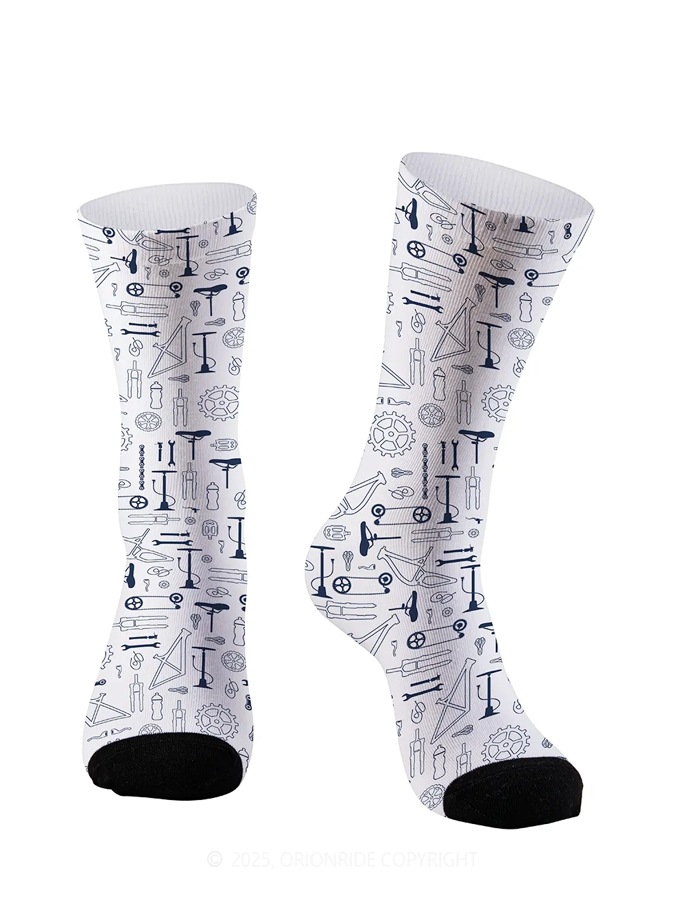 Orionride Line Drawing Parts Cycling Socks sold by Orionride product image thumbnail 2