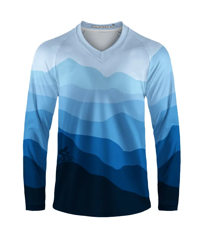 Orionride Free Sunset Long Sleeve Downhill Jersey sold by Orionride product image thumbnail 3