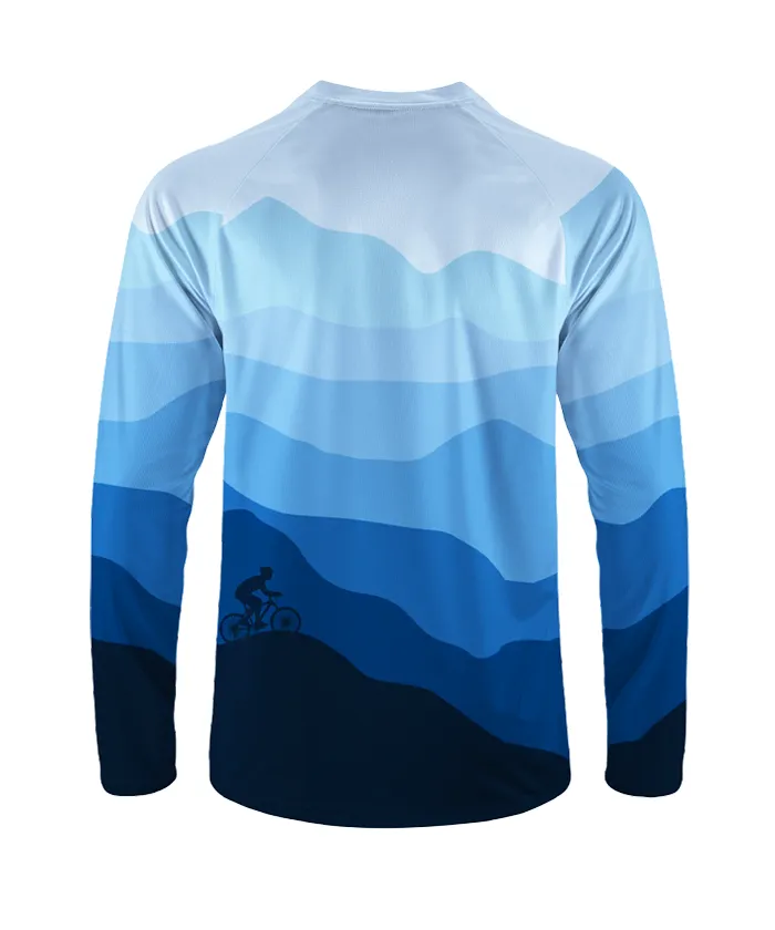 Orionride Free Sunset Long Sleeve Downhill Jersey sold by Orionride product image thumbnail 4