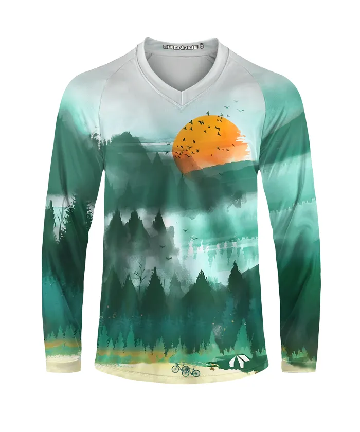 Orionride Misty Morning Long Sleeve Downhill Jersey sold by Orionride product image thumbnail 2