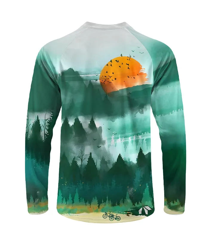 Orionride Misty Morning Long Sleeve Downhill Jersey sold by Orionride product image thumbnail 3