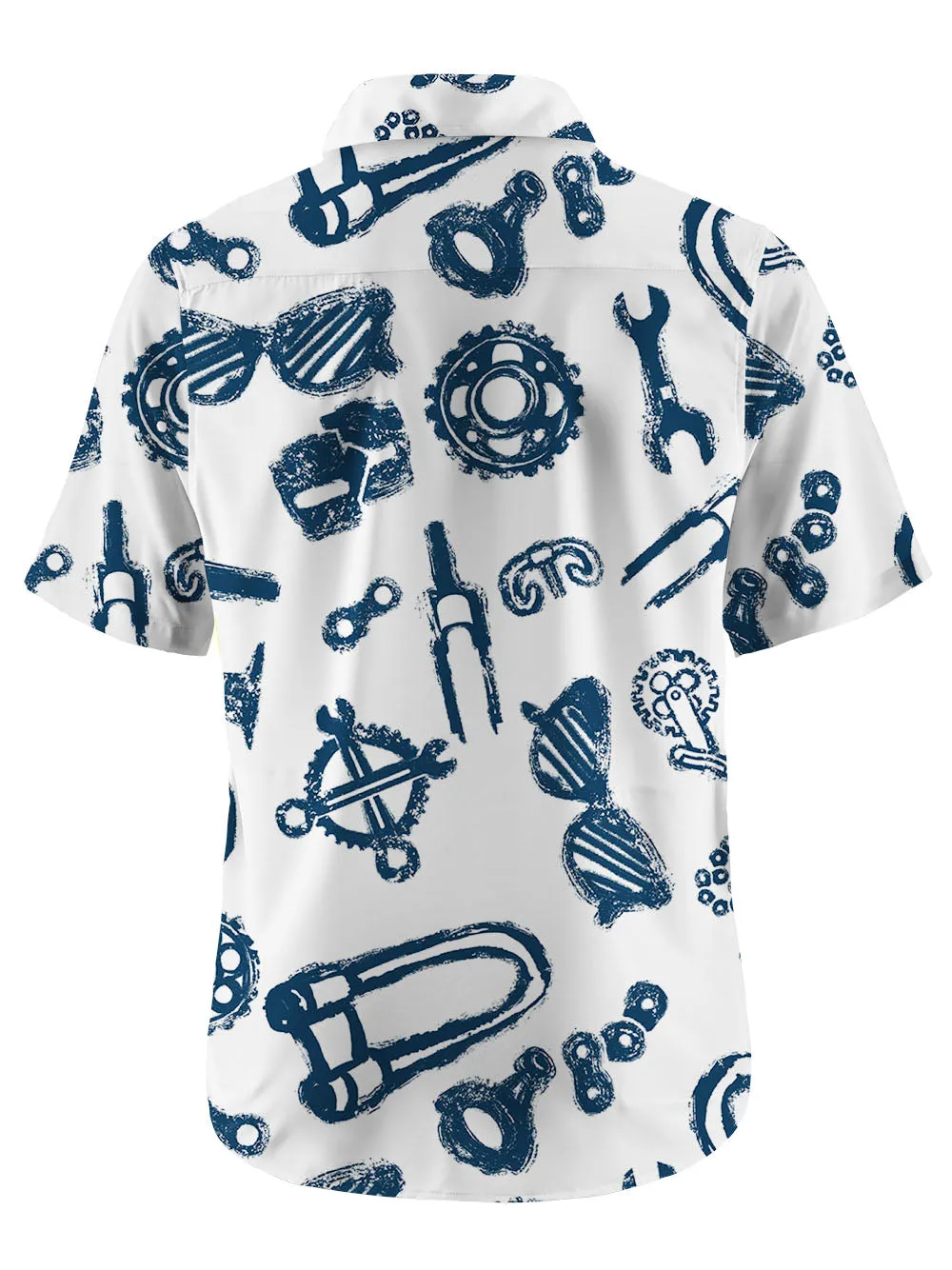 Orionride Hand-Painted Parts Zipper Pockets Ultra Lightweight Short Sleeves Gravel Shirt sold by Orionride product image thumbnail 4