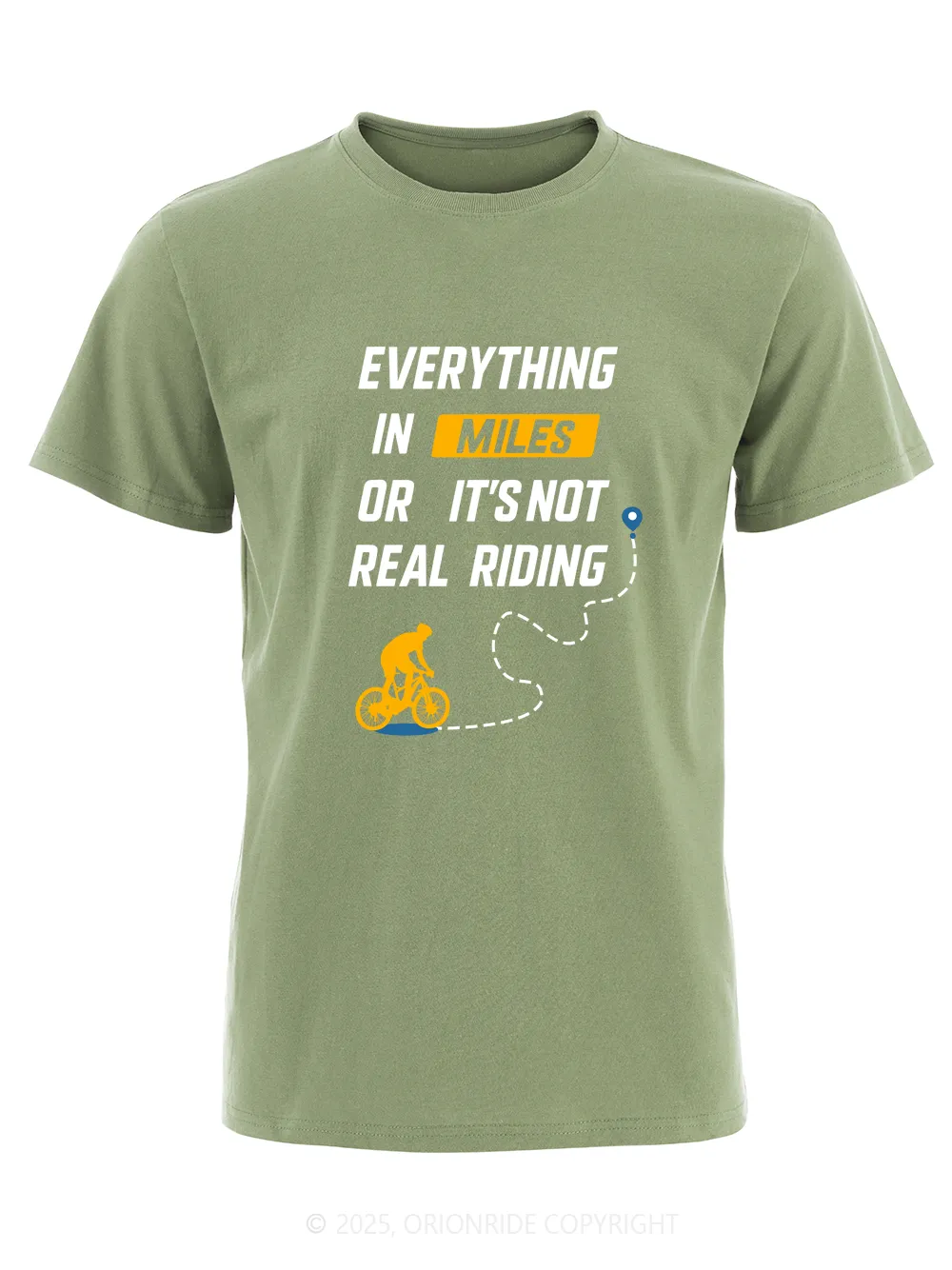 Orionride Ride To The Finish Line Short Sleeves Bike T-Shirt sold by Orionride