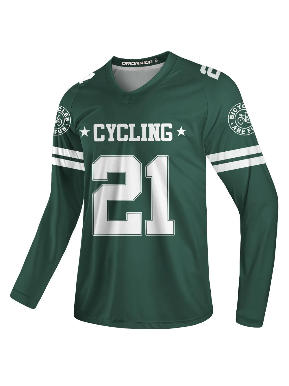 Orionride Bicycles Are Fun Long Sleeve Downhill Jersey sold by Orionride product image thumbnail 3