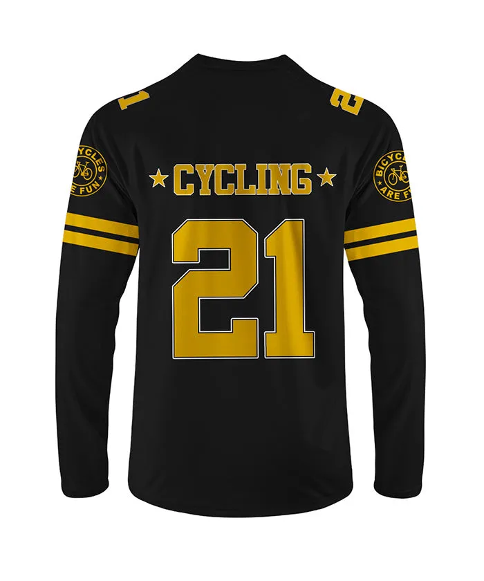 Orionride Bicycles Are Fun Long Sleeve Downhill Jersey sold by Orionride product image thumbnail 5