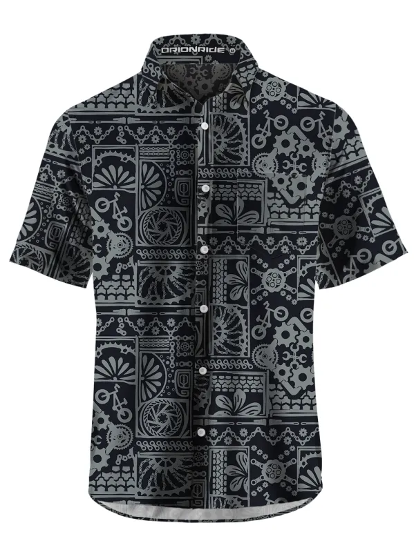 Orionride Parts House Zipper Pockets Ultra Lightweight Short Sleeves Gravel Shirt sold by Orionride