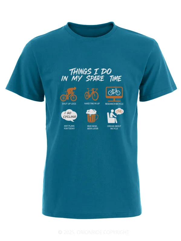Orionride Awesome Schedule Short Sleeves Bike T-Shirt sold by Orionride