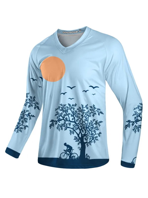 Orionride Lonely Travel Long Sleeve Downhill Jersey sold by Orionride