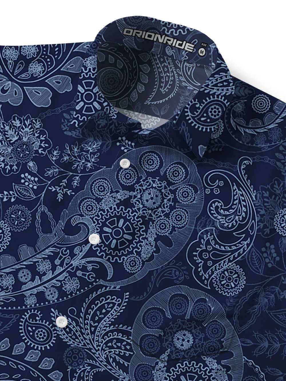 Orionride Gear Cashew Stamen Zipper Pockets Ultra Lightweight Short Sleeves Gravel Shirt sold by Orionride product image thumbnail 5