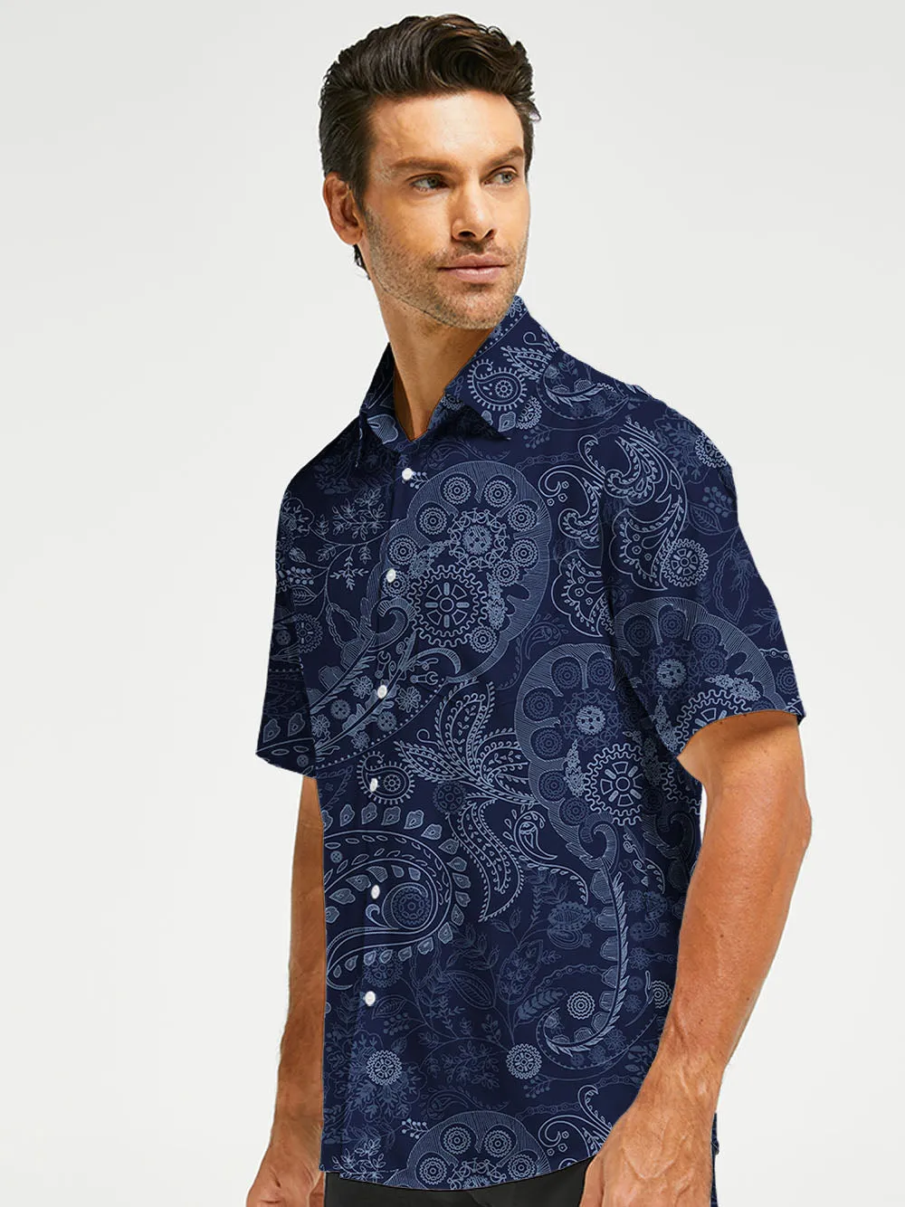 Orionride Gear Cashew Stamen Zipper Pockets Ultra Lightweight Short Sleeves Gravel Shirt sold by Orionride product image thumbnail 2