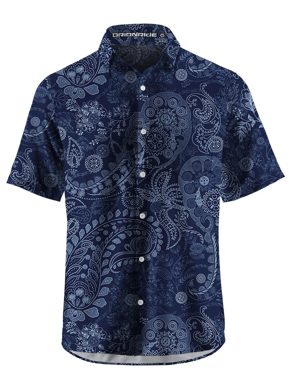 Orionride Gear Cashew Stamen Zipper Pockets Ultra Lightweight Short Sleeves Gravel Shirt sold by Orionride