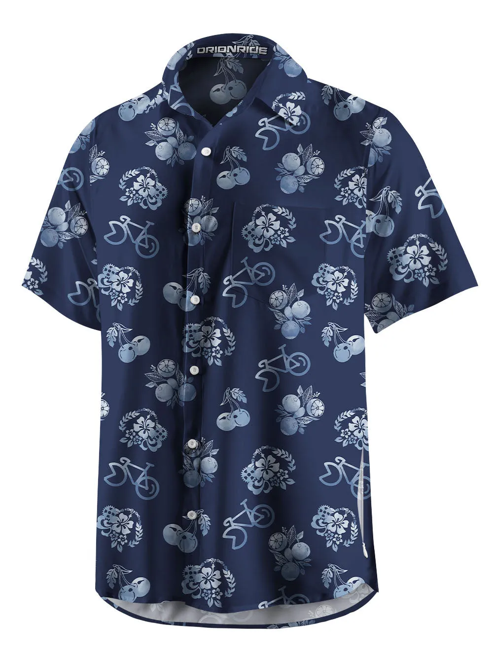 Orionride Sweet Orange Zipper Pockets Ultra Lightweight Short Sleeves Gravel Shirt sold by Orionride product image thumbnail 3