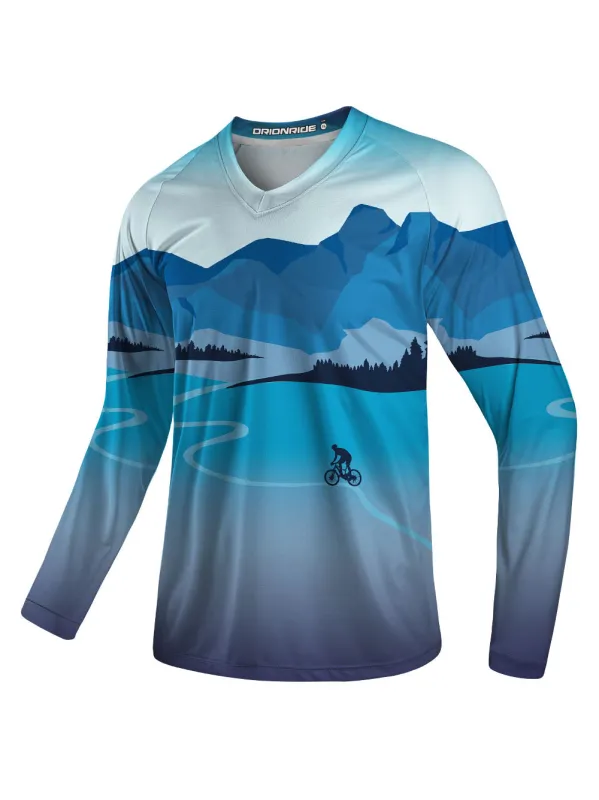 Orionride Mountain Biking Long Sleeve Downhill Jersey sold by Orionride