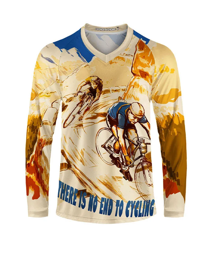 Orionride Chasing The Race Long Sleeve Downhill Jersey sold by Orionride product image thumbnail 2