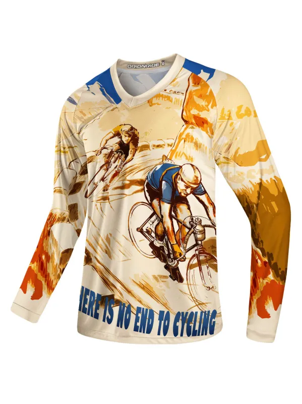 Orionride Chasing The Race Long Sleeve Downhill Jersey sold by Orionride
