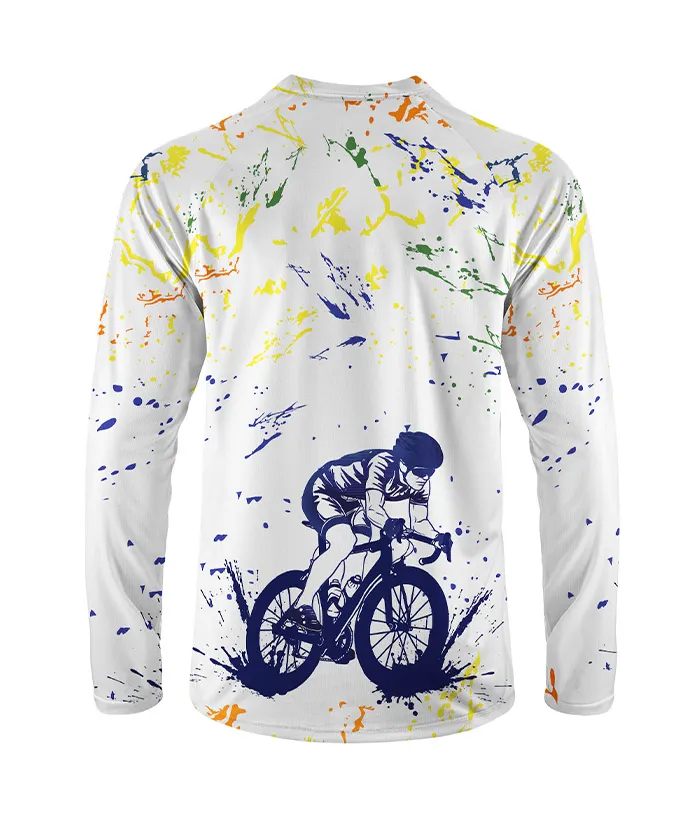 Orionride Ink Art Long Sleeve Downhill Jersey sold by Orionride product image thumbnail 3