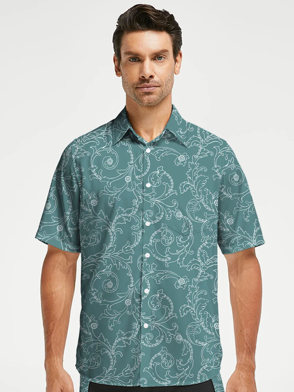 Orionride Line Drawing Chain Zipper Pockets Ultra Lightweight Short Sleeves Gravel Shirt sold by Orionride product image thumbnail 2