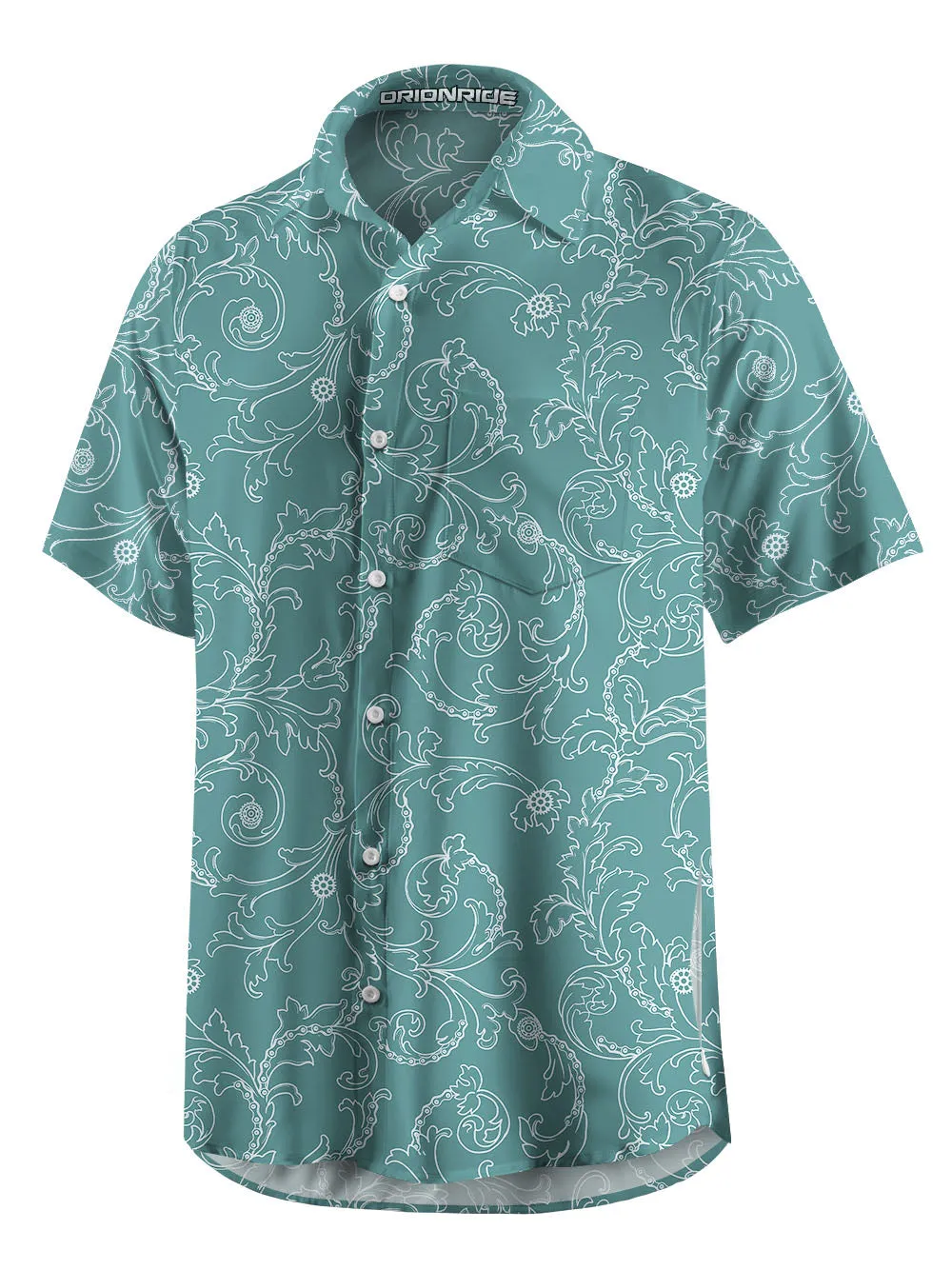 Orionride Line Drawing Chain Zipper Pockets Ultra Lightweight Short Sleeves Gravel Shirt sold by Orionride product image thumbnail 4