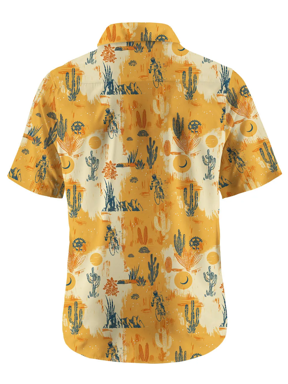 Orionride Fantasy Cactus Zipper Pockets Ultra Lightweight Short Sleeves Gravel Shirt sold by Orionride product image thumbnail 4