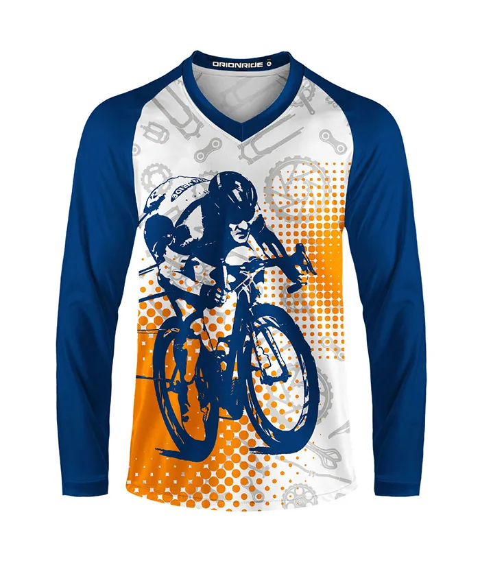 Orionride Explore Cycling Long Sleeve Downhill Jersey sold by Orionride product image thumbnail 2