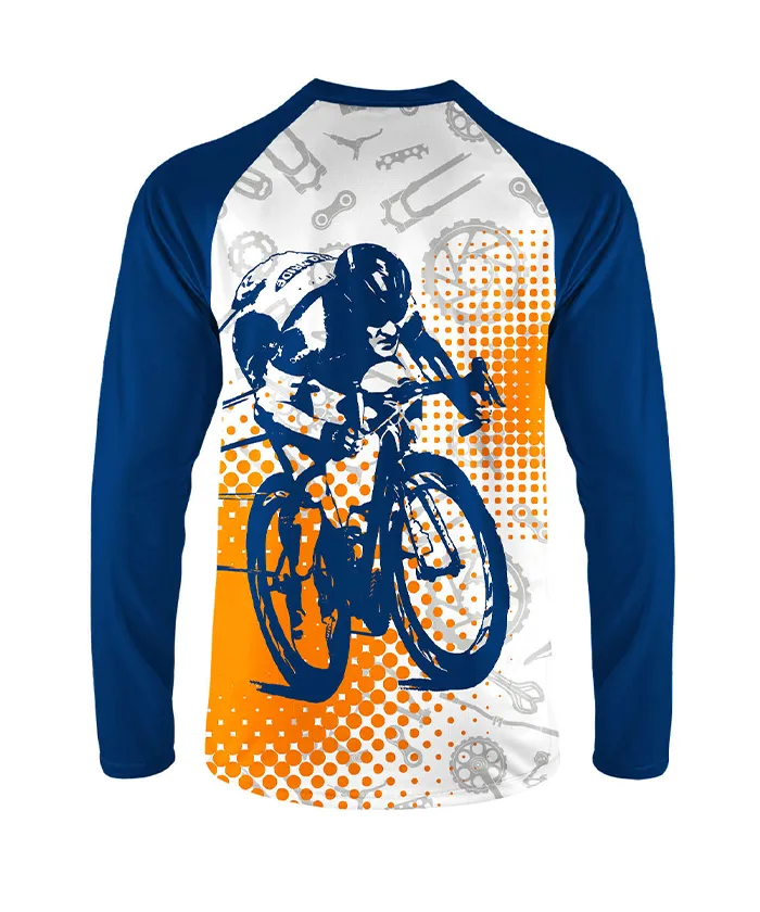 Orionride Explore Cycling Long Sleeve Downhill Jersey sold by Orionride product image thumbnail 3