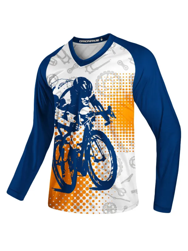 Orionride Explore Cycling Long Sleeve Downhill Jersey sold by Orionride