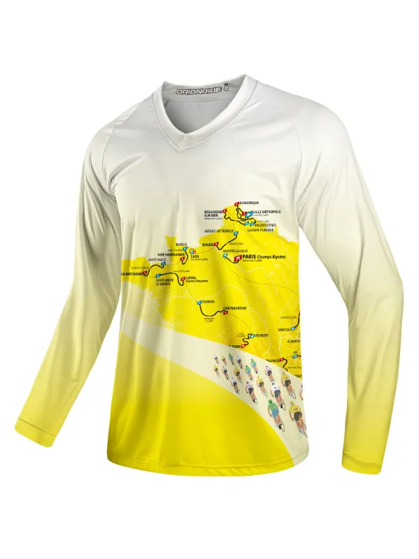 Orionride Race Route Long Sleeve Downhill Jersey sold by Orionride