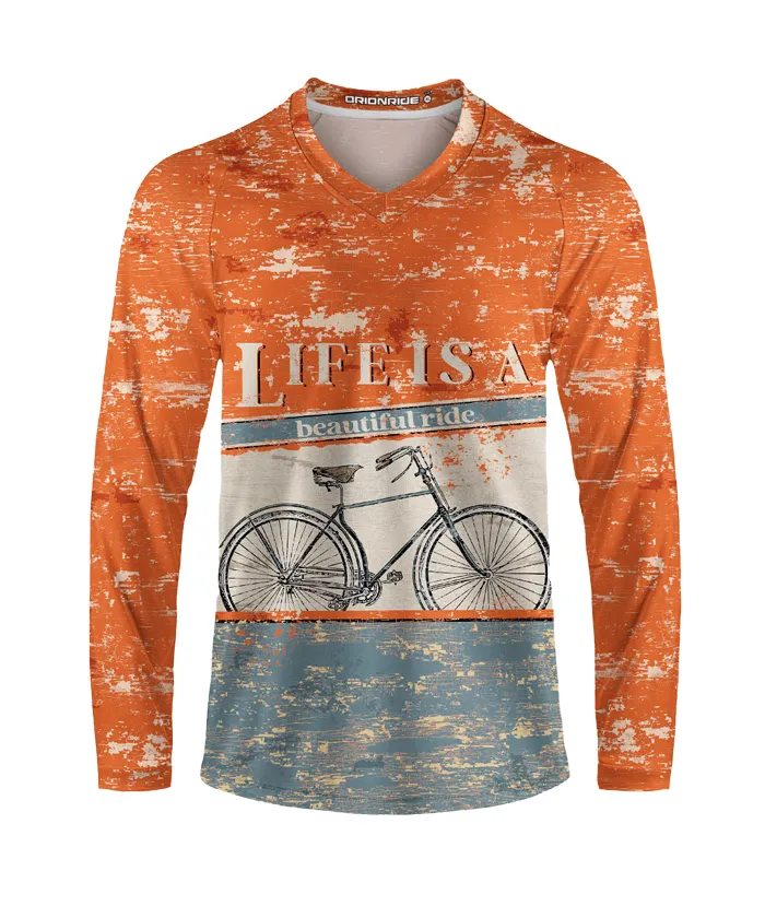 Orionride Beautiful Ride Long Sleeve Downhill Jersey sold by Orionride product image thumbnail 2