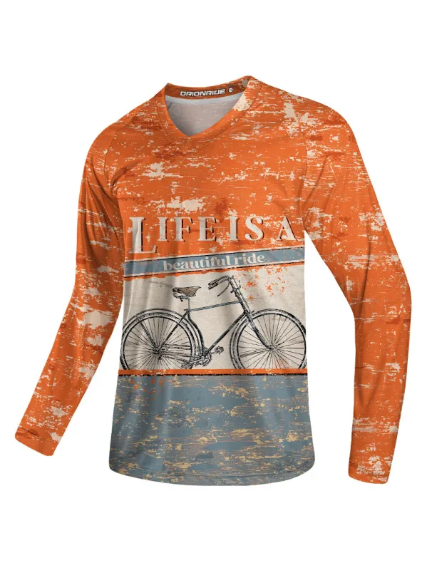Orionride Beautiful Ride Long Sleeve Downhill Jersey sold by Orionride