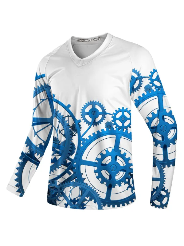 Orionride Mechanical Gears Long Sleeve Downhill Jersey sold by Orionride