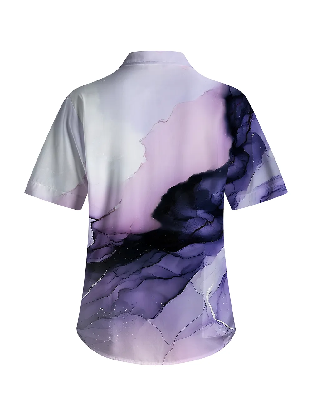 Orionride Purple Ink Zipper Pockets Ultra Lightweight Short Sleeves Women's Gravel Shirt sold by Orionride product image thumbnail 4