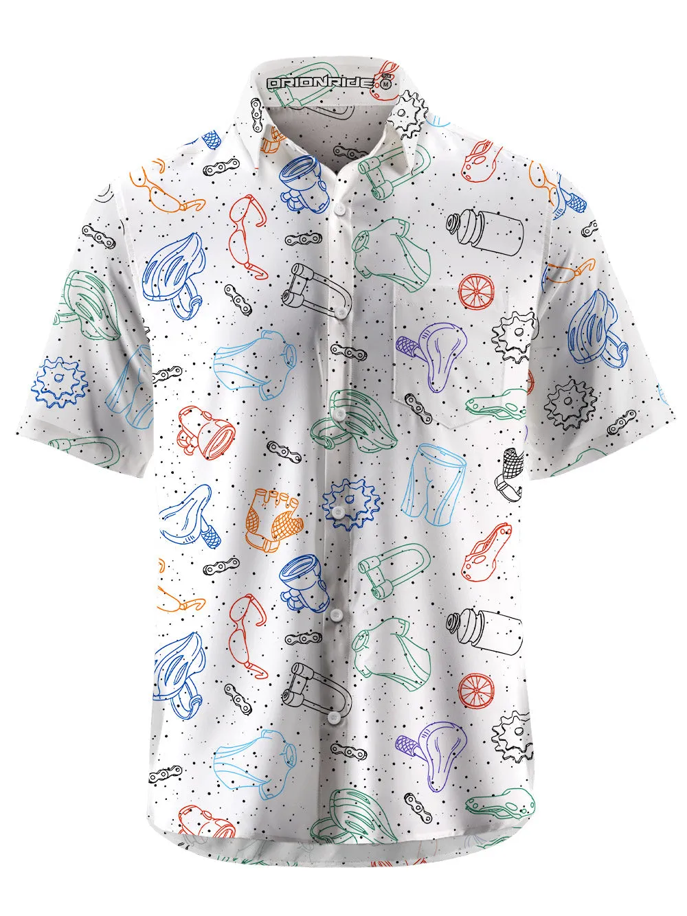 Orionride Exotic Equipment Zipper Pockets Ultra Lightweight Short Sleeves Gravel Shirt sold by Orionride