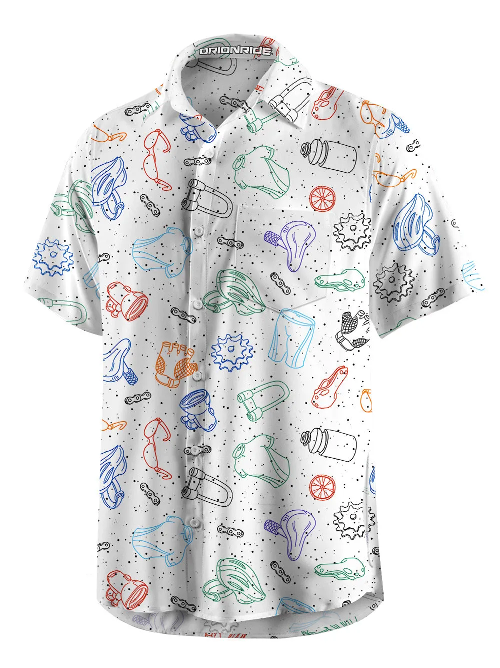 Orionride Exotic Equipment Zipper Pockets Ultra Lightweight Short Sleeves Gravel Shirt sold by Orionride product image thumbnail 4