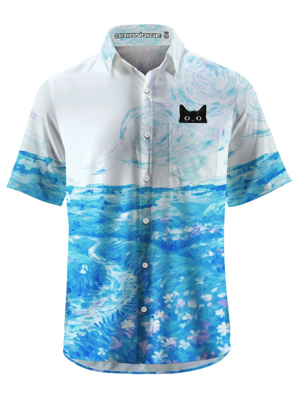 Orionride Cat Hiding Pocket Zipper Pockets Ultra Lightweight Short Sleeves Gravel Shirt sold by Orionride product image thumbnail 3