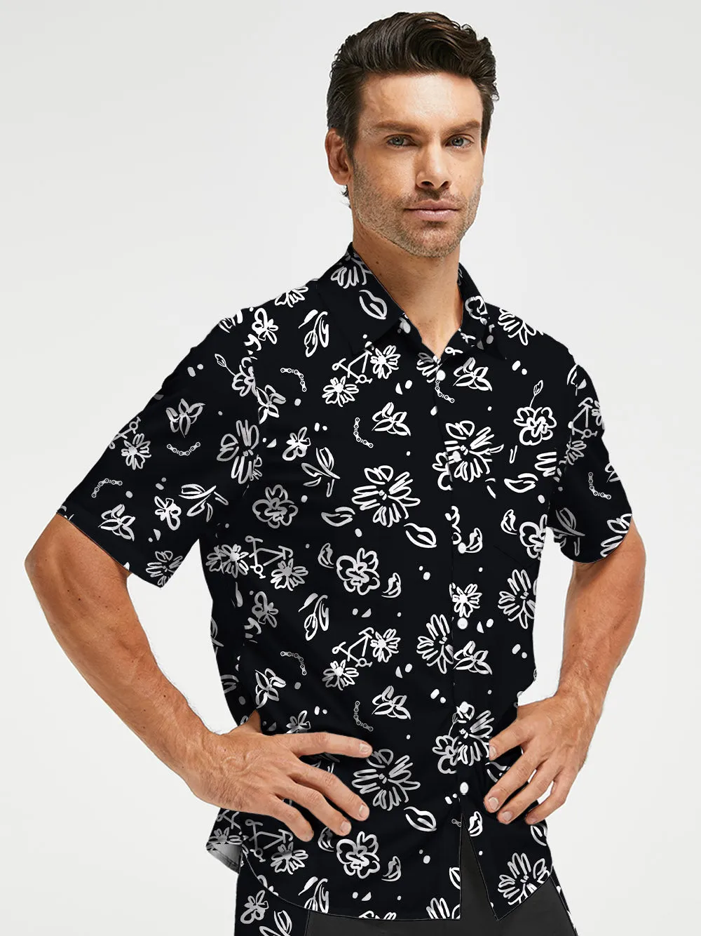 Orionride Line Flower Bicycle Zipper Pockets Ultra Lightweight Short Sleeves Gravel Shirt sold by Orionride product image thumbnail 2