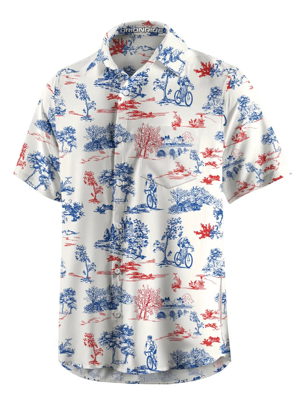 Orionride Cycling Party Zipper Pockets Ultra Lightweight Short Sleeves Gravel Shirt sold by Orionride product image thumbnail 3