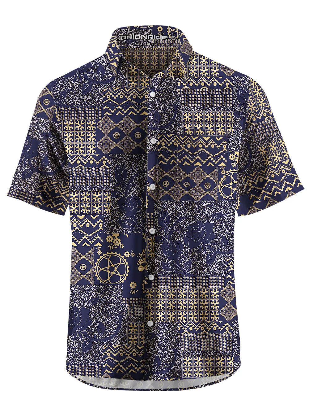 Orionride Rose Story Zipper Pockets Ultra Lightweight Short Sleeves Gravel Shirt sold by Orionride product image thumbnail 3