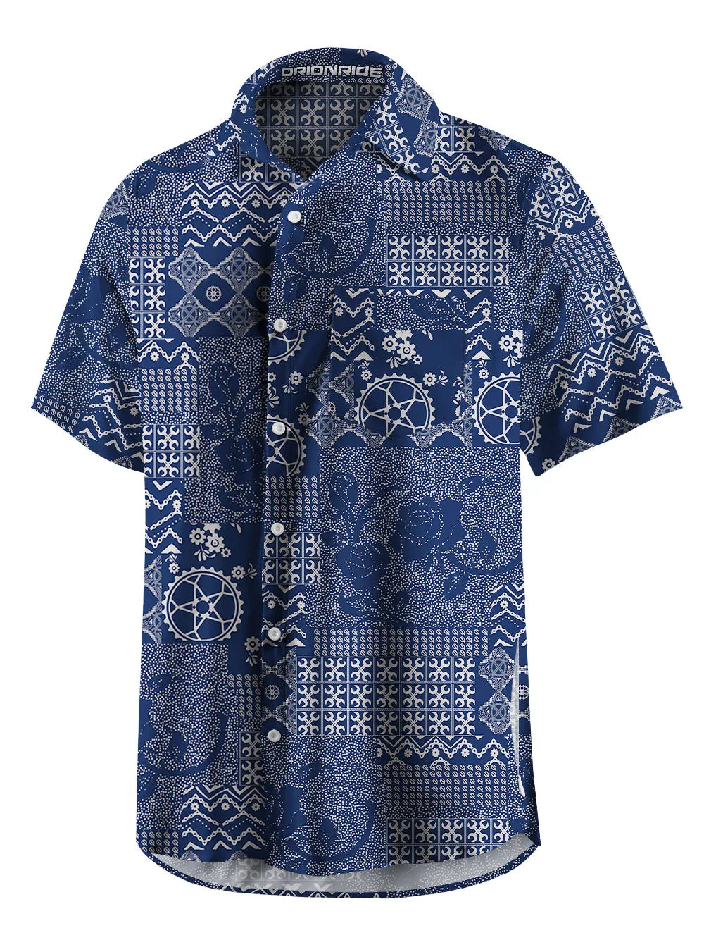 Orionride Rose Story Zipper Pockets Ultra Lightweight Short Sleeves Gravel Shirt sold by Orionride product image thumbnail 4