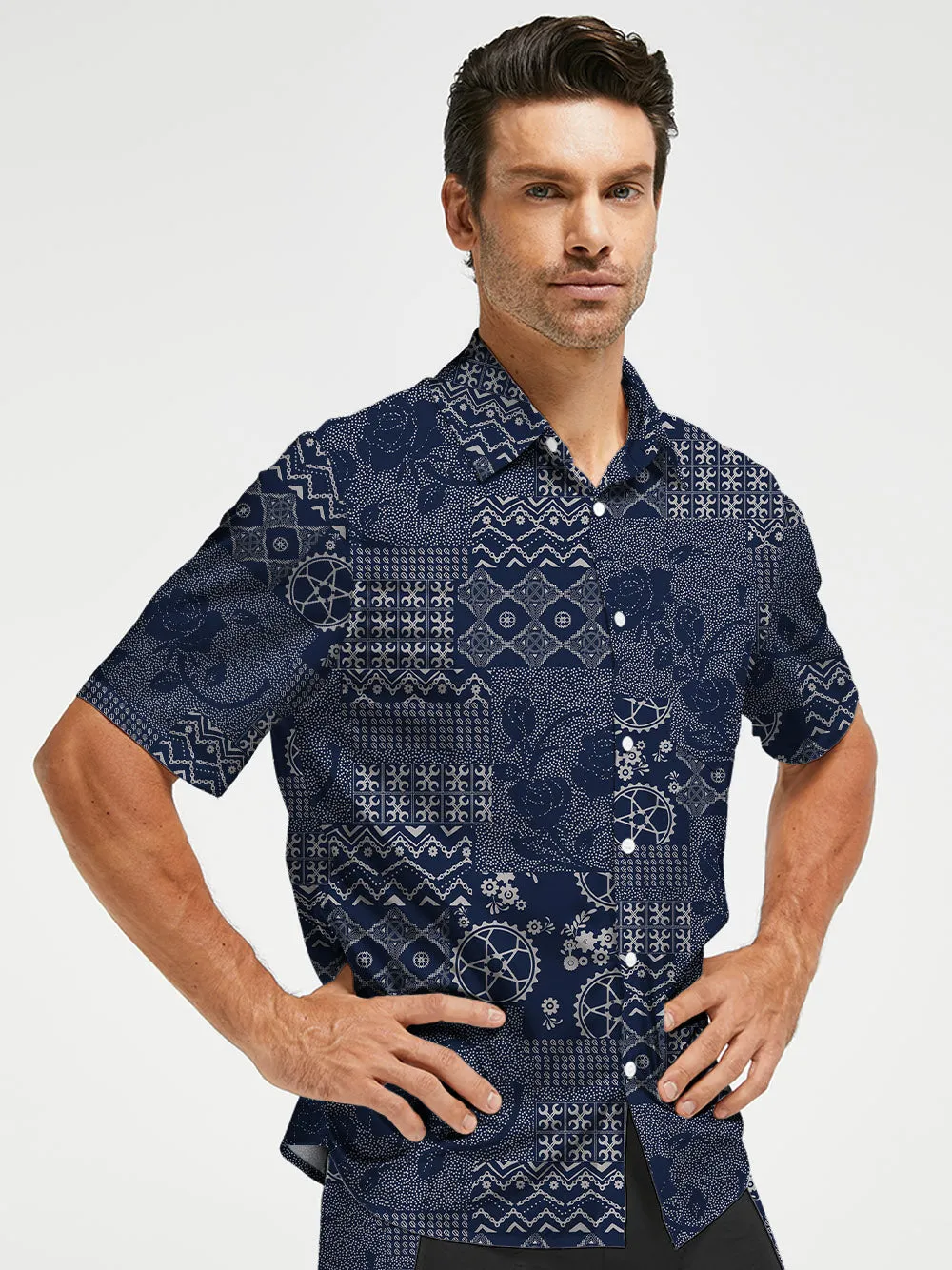 Orionride Rose Story Zipper Pockets Ultra Lightweight Short Sleeves Gravel Shirt sold by Orionride product image thumbnail 2