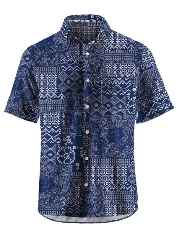 Orionride Rose Story Zipper Pockets Ultra Lightweight Short Sleeves Gravel Shirt sold by Orionride