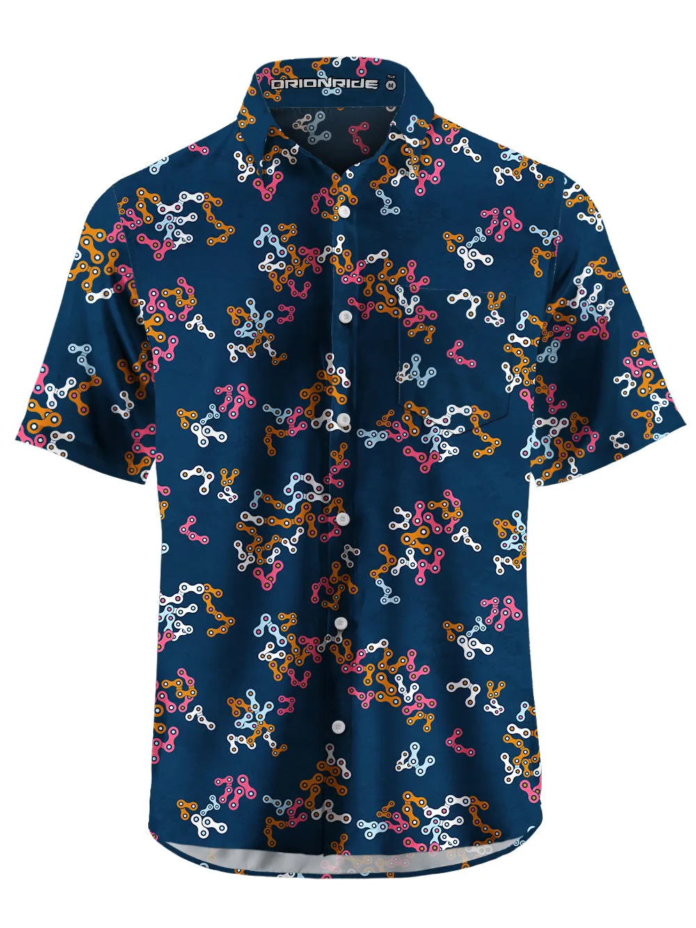 Orionride Interwoven Chains Zipper Pockets Ultra Lightweight Short Sleeves Gravel Shirt sold by Orionride product image thumbnail 3