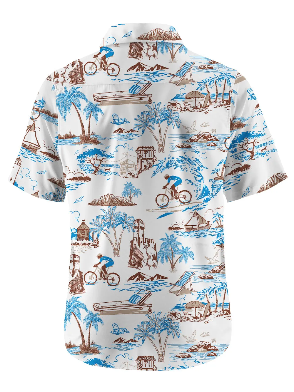 Orionride Summer Beach Zipper Pockets Ultra Lightweight Short Sleeves Gravel Shirt sold by Orionride product image thumbnail 4