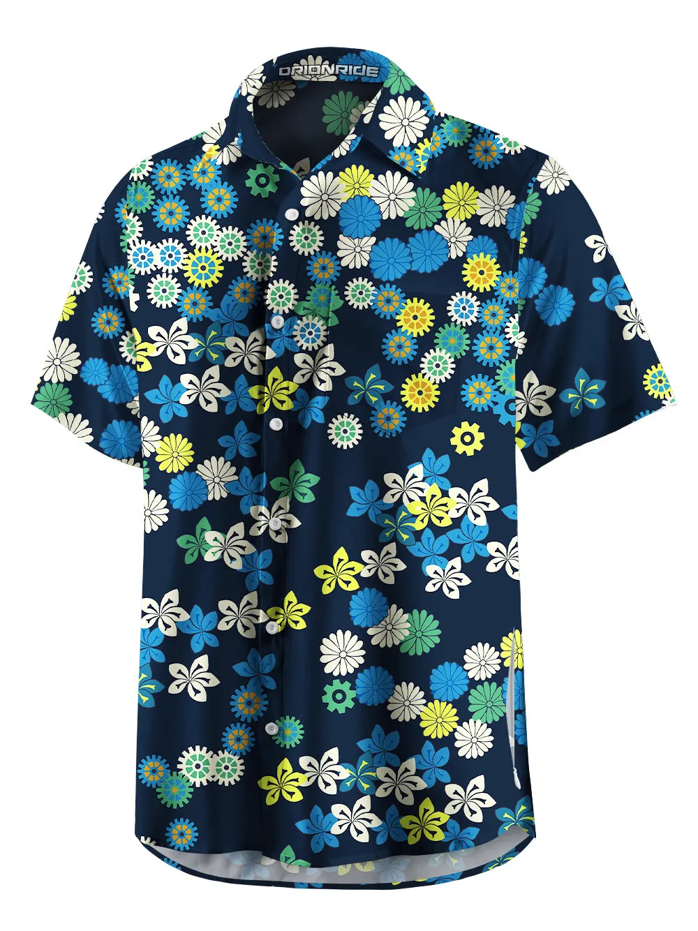 Orionride Charming Daisy Zipper Pockets Ultra Lightweight Short Sleeves Gravel Shirt sold by Orionride product image thumbnail 5