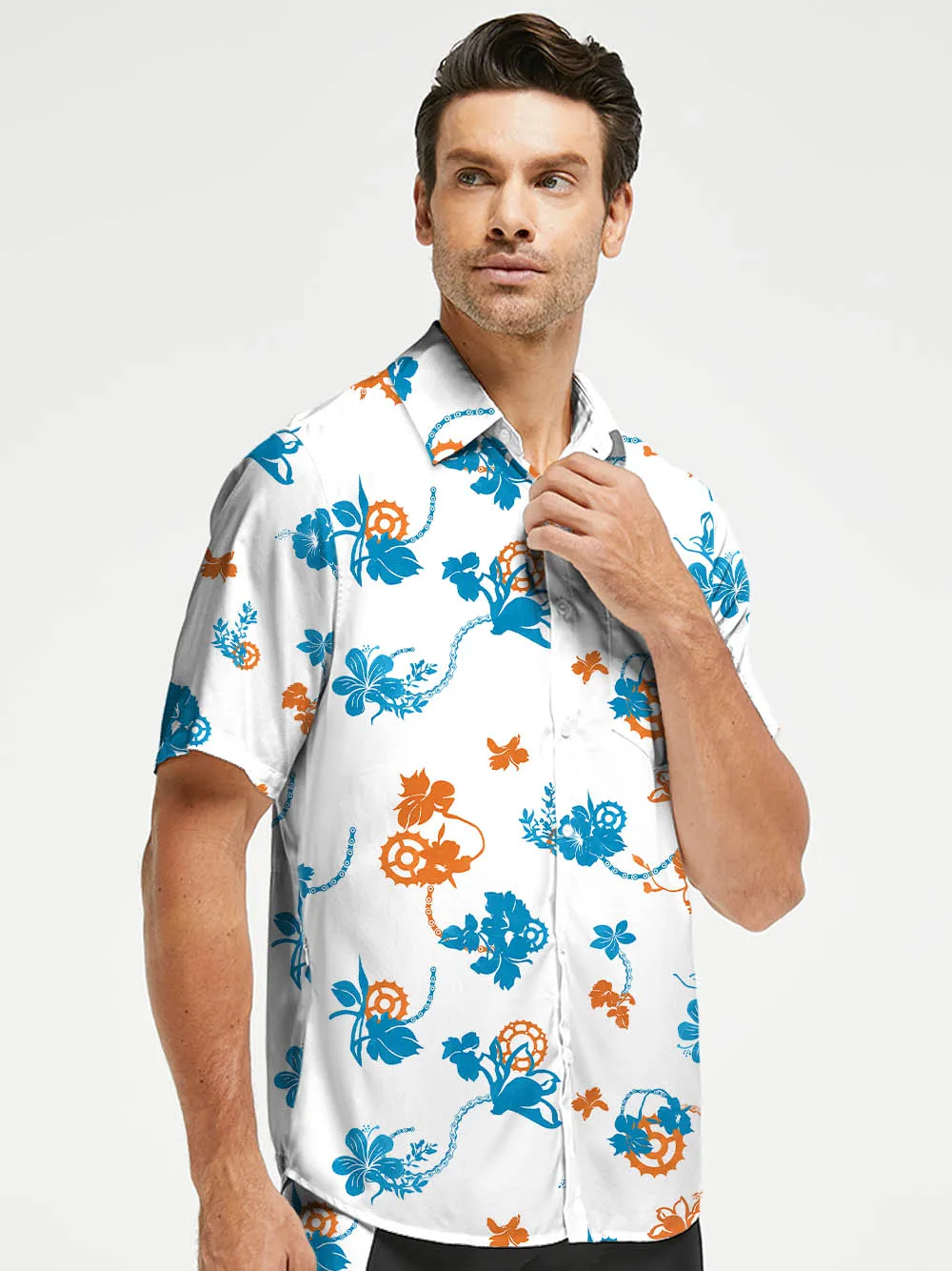 Orionride Gear Flower Zipper Pockets Ultra Lightweight Short Sleeves Gravel Shirt sold by Orionride product image thumbnail 2