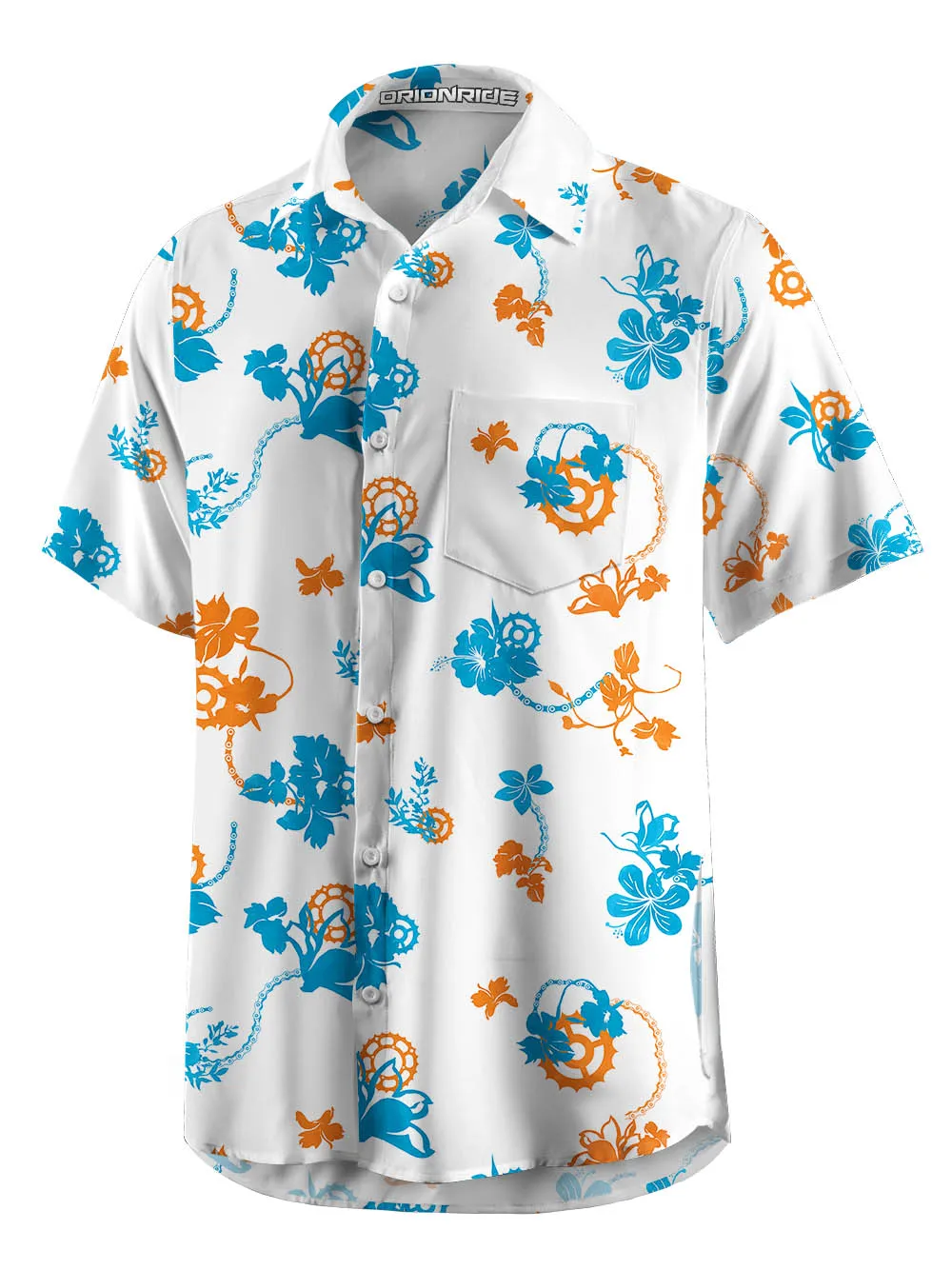 Orionride Gear Flower Zipper Pockets Ultra Lightweight Short Sleeves Gravel Shirt sold by Orionride product image thumbnail 4
