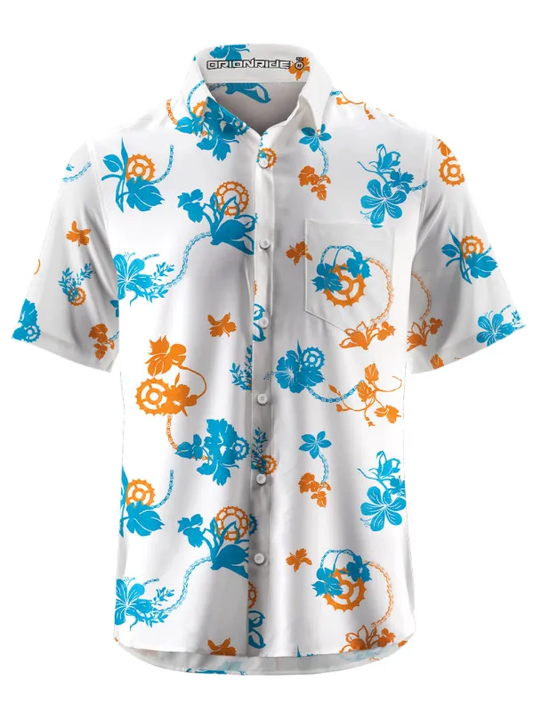 Orionride Gear Flower Zipper Pockets Ultra Lightweight Short Sleeves Gravel Shirt sold by Orionride