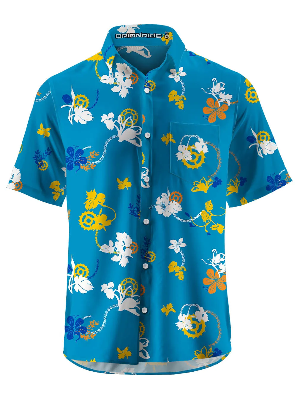 Orionride Gear Flower Zipper Pockets Ultra Lightweight Short Sleeves Gravel Shirt sold by Orionride product image thumbnail 3