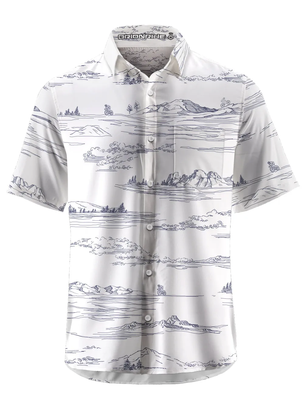 Orionride Relaxed Riding Zipper Pockets Ultra Lightweight Short Sleeves Gravel Shirt sold by Orionride product image thumbnail 3